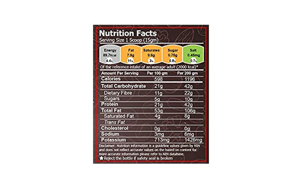 Nuticious California Almonds    Pack  900 grams